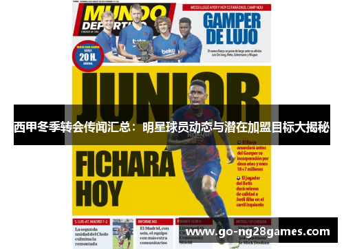 西甲冬季转会传闻汇总：明星球员动态与潜在加盟目标大揭秘